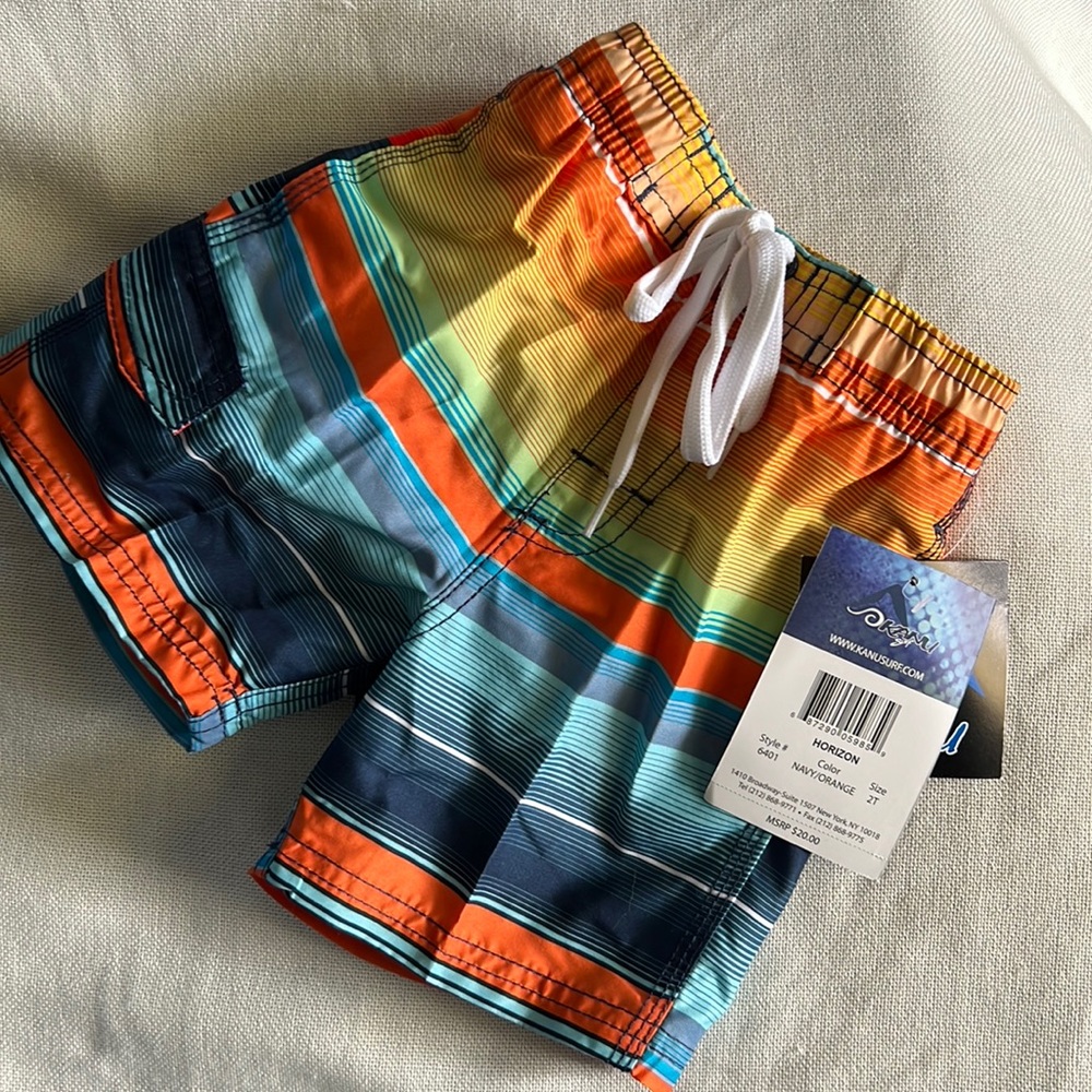 Kanu Surf Boys' Horizon Quick Dry UPF 50+ Beach Swim Trunk
